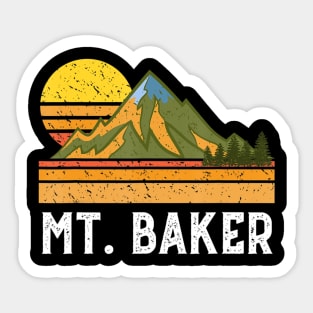 Mountain Vacation Gift- Mt. Climbing Hiking Mount Baker Sticker